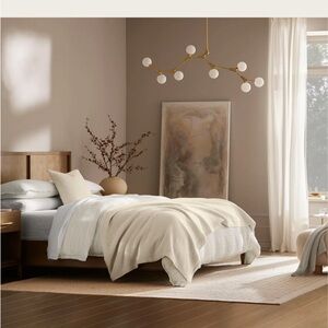 NWT Boll & Branch Dream Bed Blanket Sand Cal King